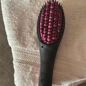 Simply Styled Pink and Black Hair Brush